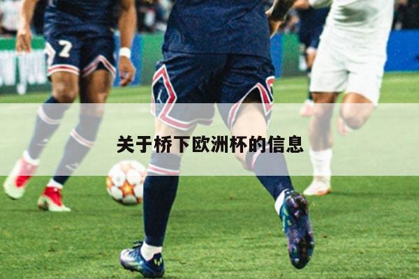 关于桥下欧洲杯的信息