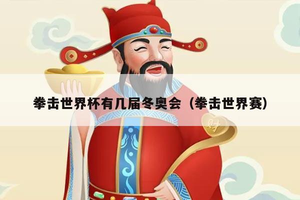 拳击世界杯有几届冬奥会（拳击世界赛）