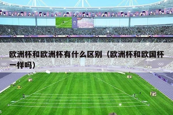 欧洲杯和欧洲杯有什么区别（欧洲杯和欧国杯一样吗）